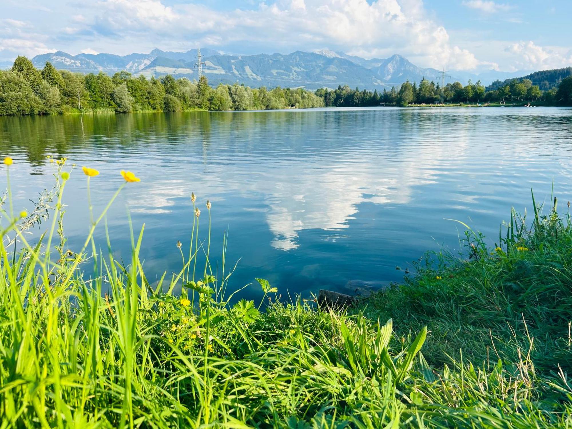 Schoenes Apartment Mit Traumhaftem Bergblick! Bihlerdorf エクステリア 写真