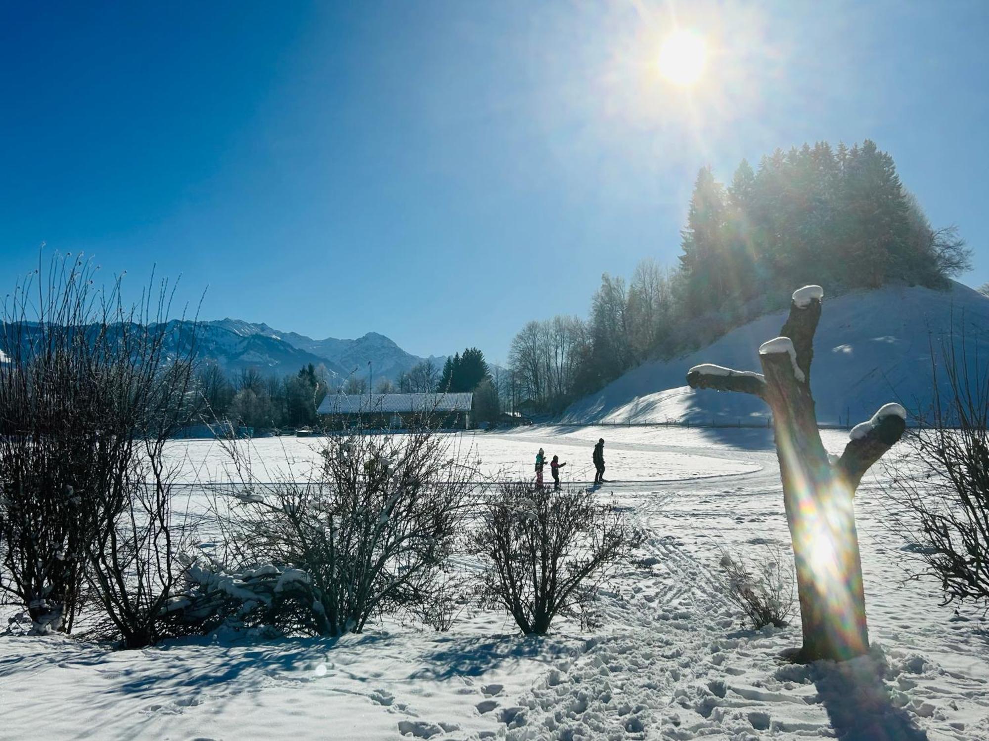 Schoenes Apartment Mit Traumhaftem Bergblick! Bihlerdorf エクステリア 写真